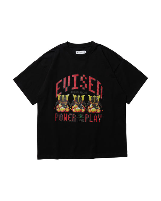 DOT POWER PLAY TECH TEE - BLACK