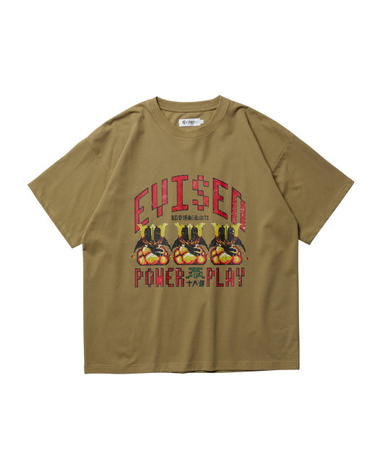 DOT POWER PLAY TECH TEE - KHAKI