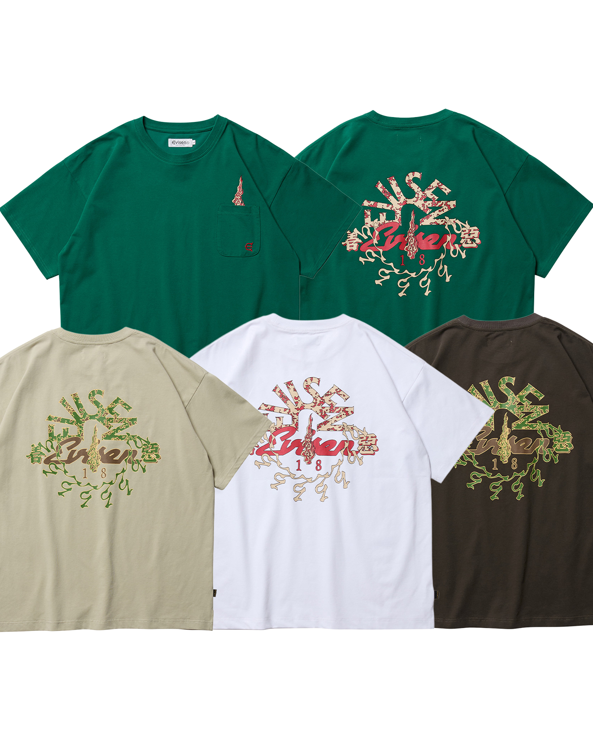 EYE FIRE TECH POCKET TEE -FOG