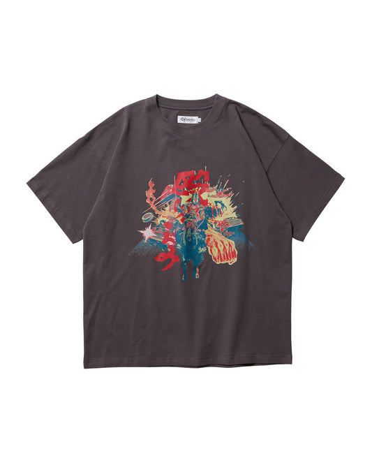 NAGURIKOMI TEE -  CHARCOAL