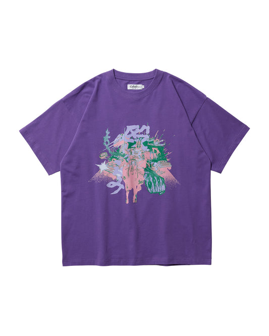 NAGURIKOMI TEE -  PURPLE