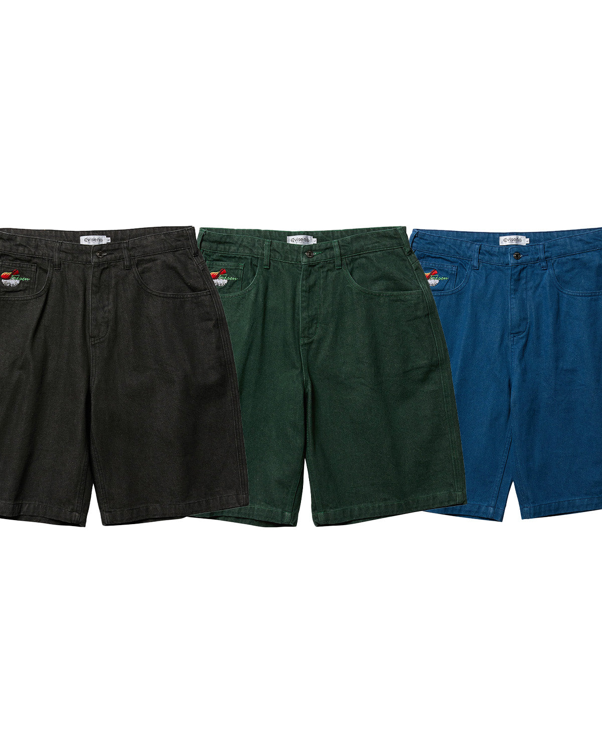 SUSHI DENIM SHORTS - LIGHT BLUE