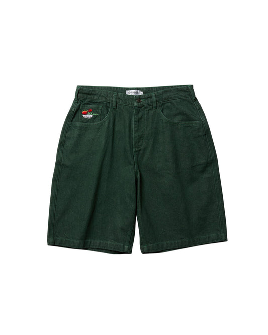 SUSHI DENIM SHORTS - LIGHT GREEN