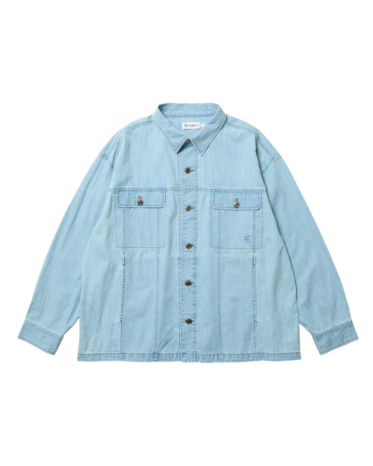 2ND CHAMBRAY DENIM SHIRT - BLUE