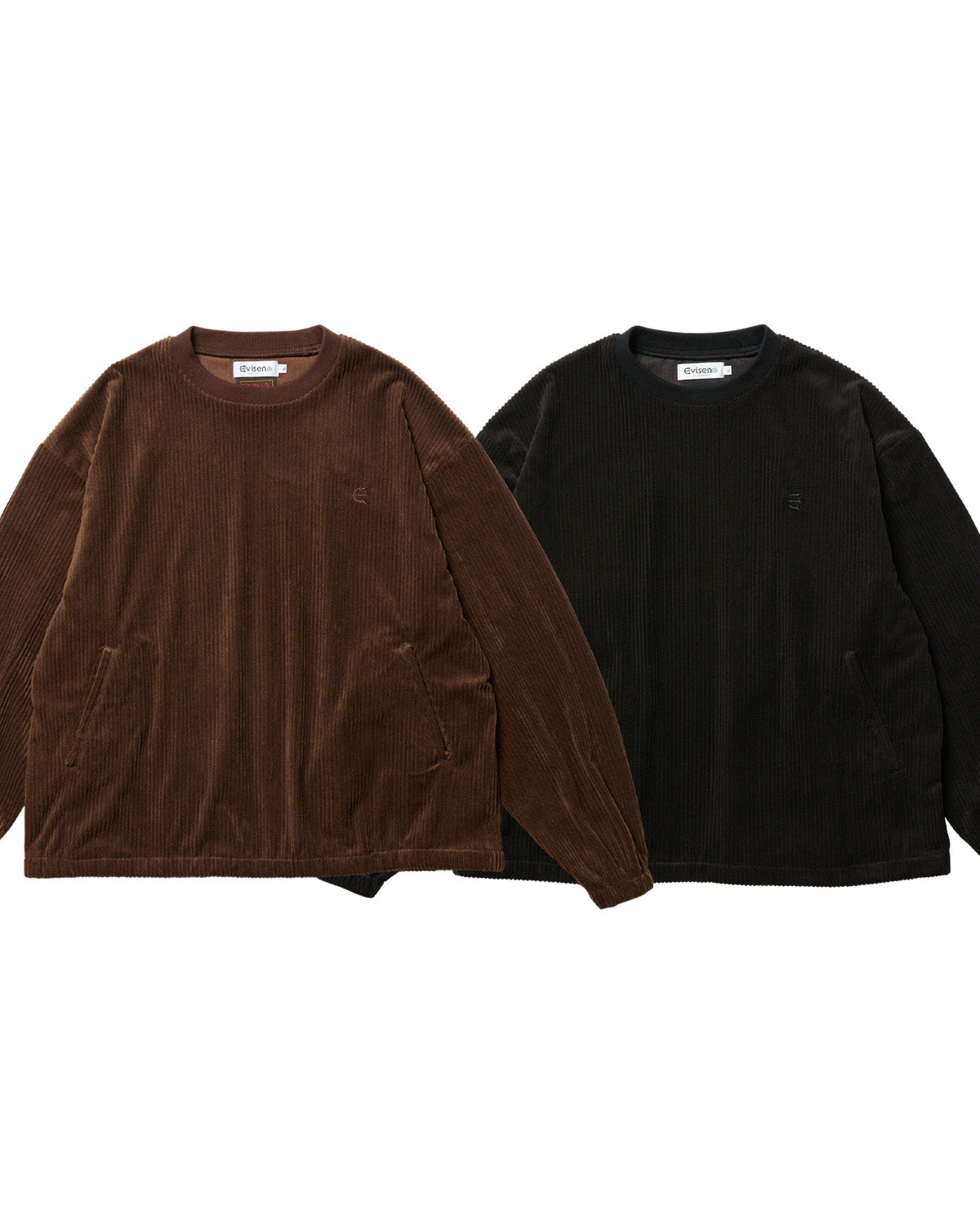 EQUALIZER CORD CREW SWEAT - MOCHA