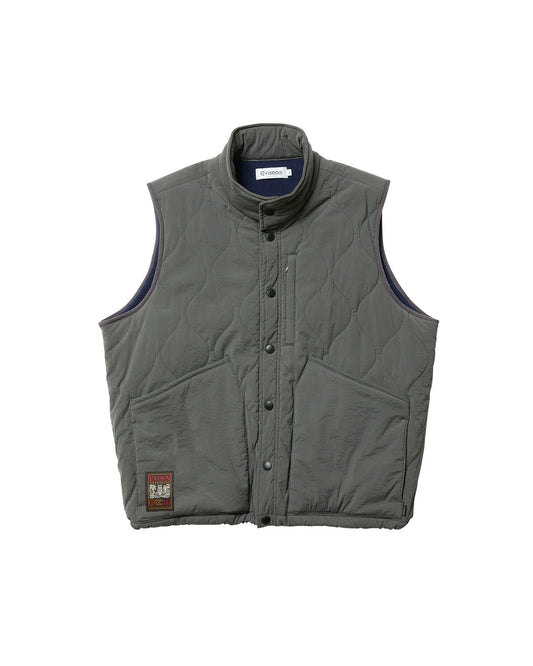 MIND LIGHT QUILTING VEST - CHARCOAL