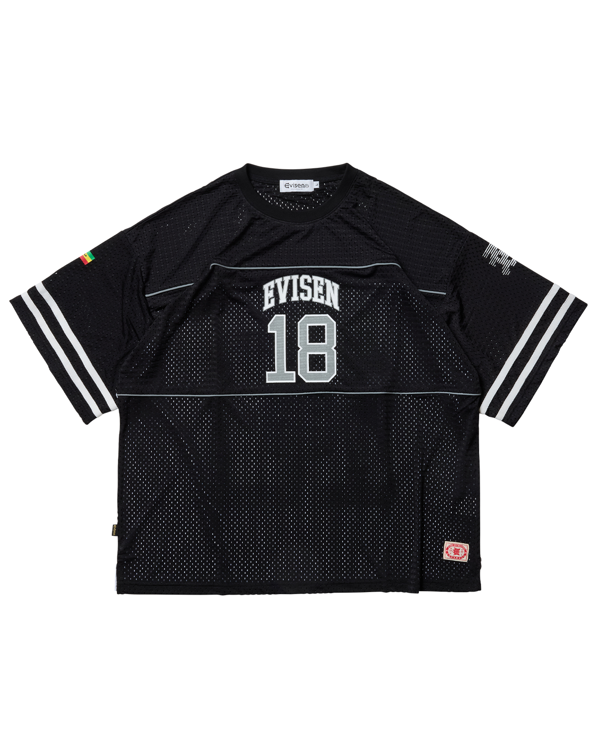 OHAKO HOCKEY SHIRT - BLACK × WHITE