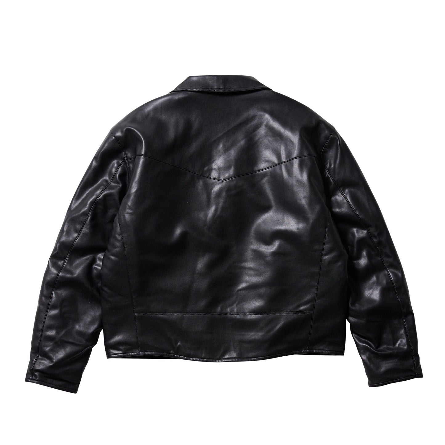 EVISEN / BIAS DOGS  Super Real LEATHER JKT - BLACK