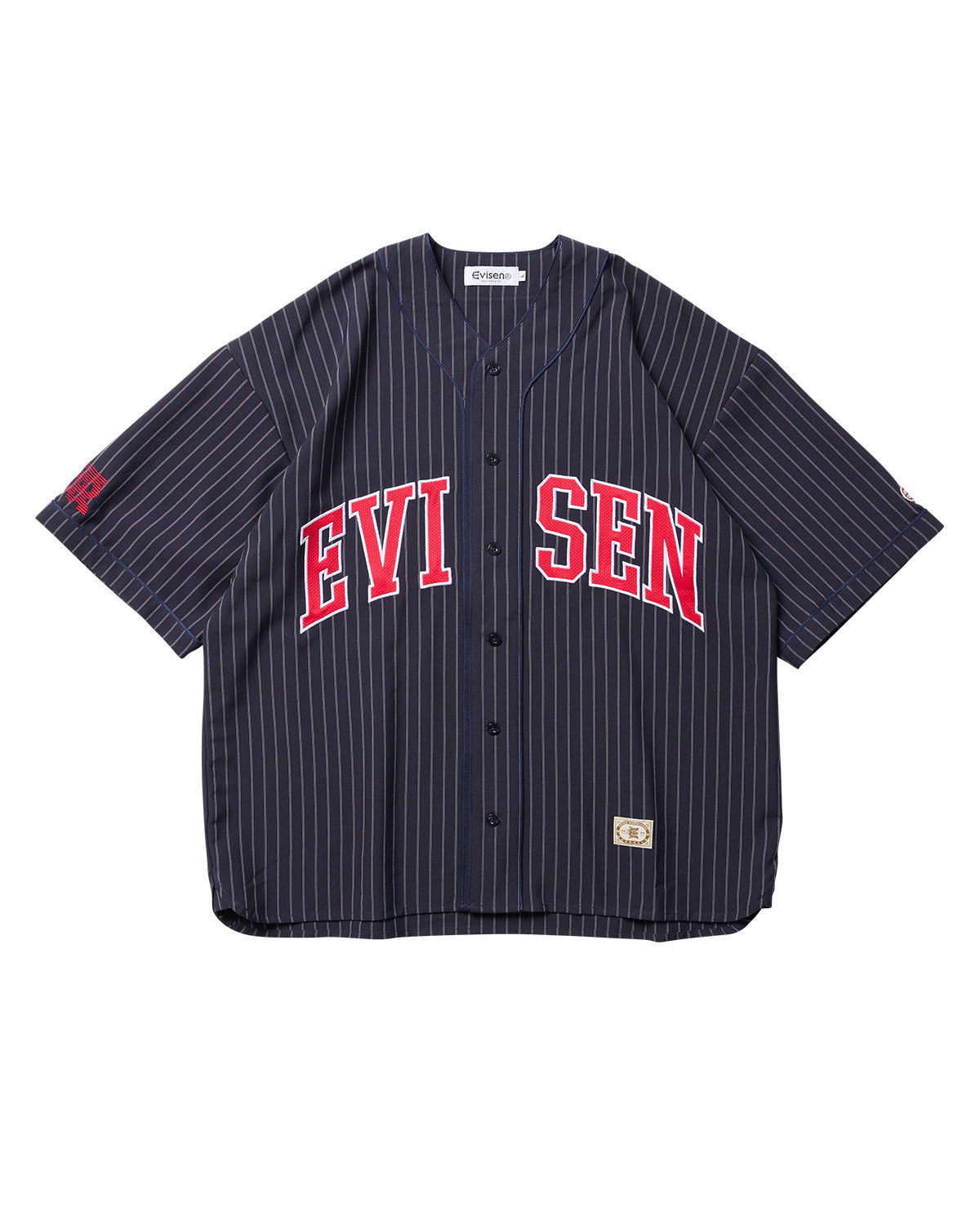 OFFICIAL REPLICA BASEBALL SHIRT - NAVY – Evisen Skateboards ゑ