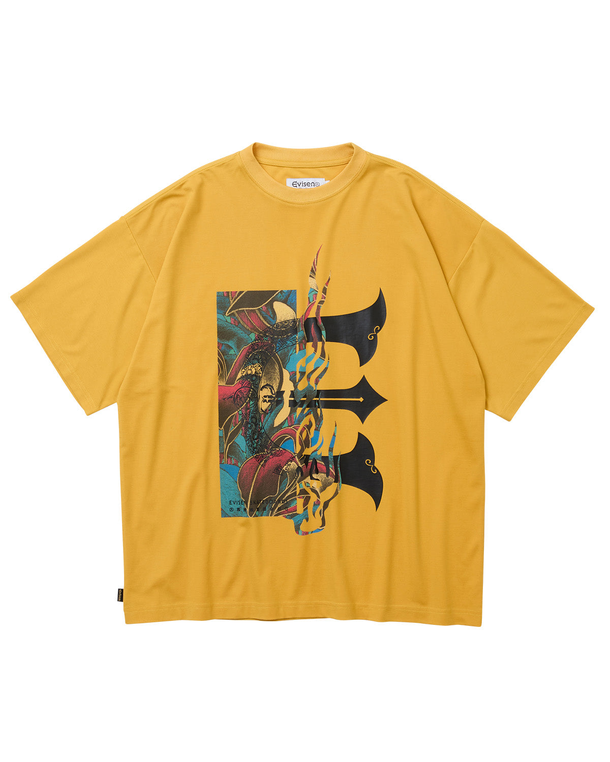 JULIEN E LOGO TECH TEE - YELLOW – Evisen Skateboards ゑ (エビセン