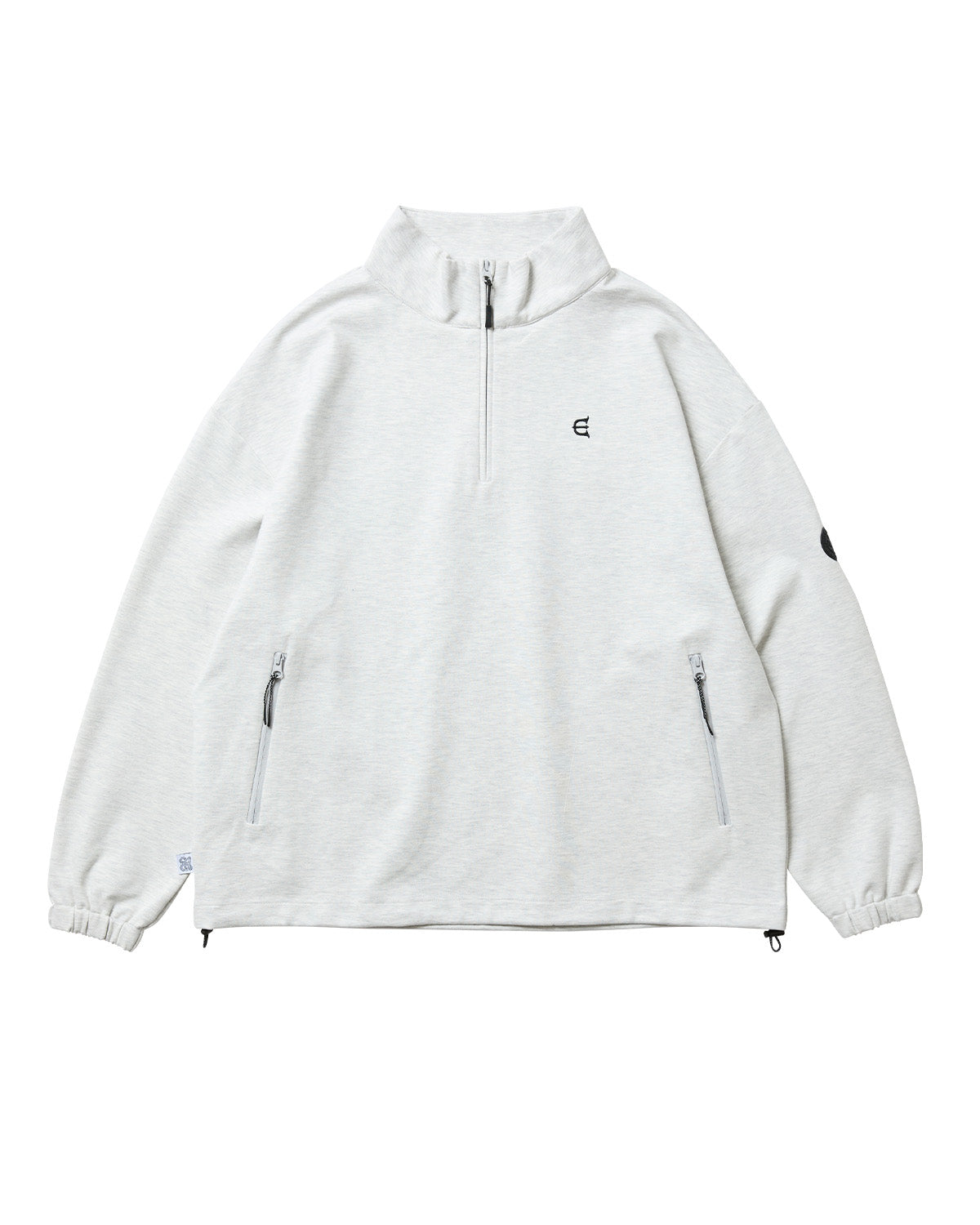ぬえ PUNCH HALF ZIP SWEAT - GREY – Evisen Skateboards ゑ (エビセン