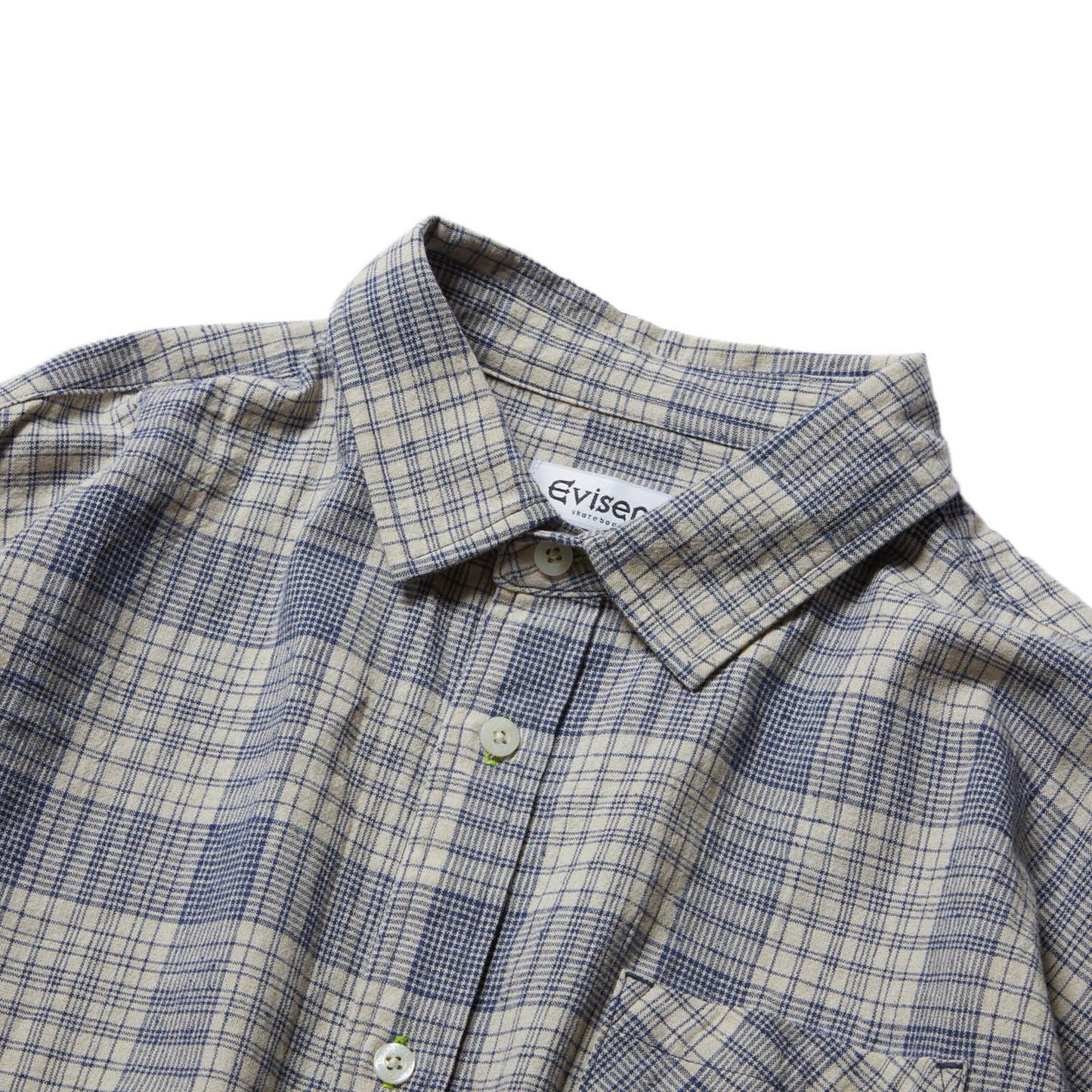 WILLIAM CHECK SHIRT - LIGHT NAVY
