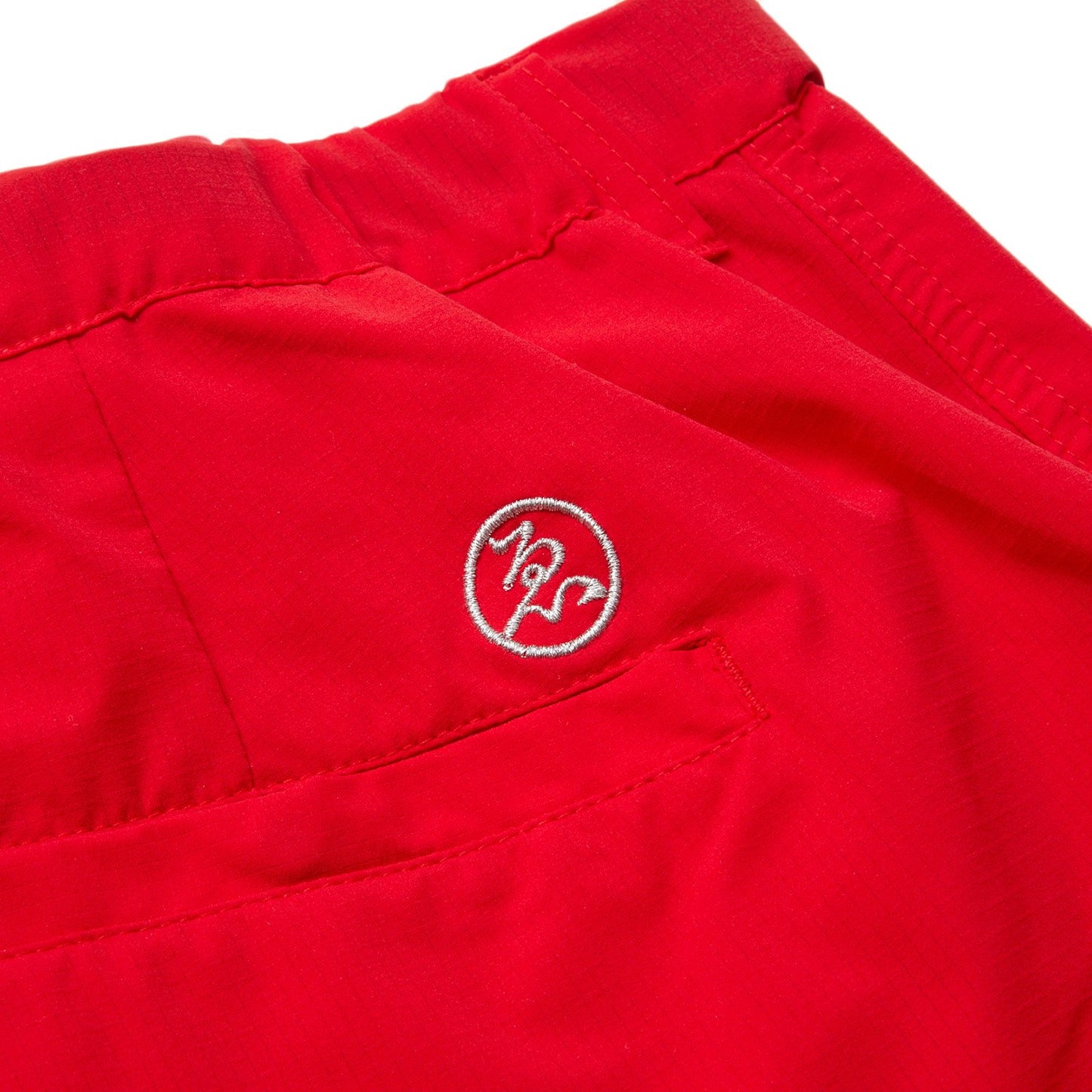 RIVER JUMP PAINTER SHORTS - RED