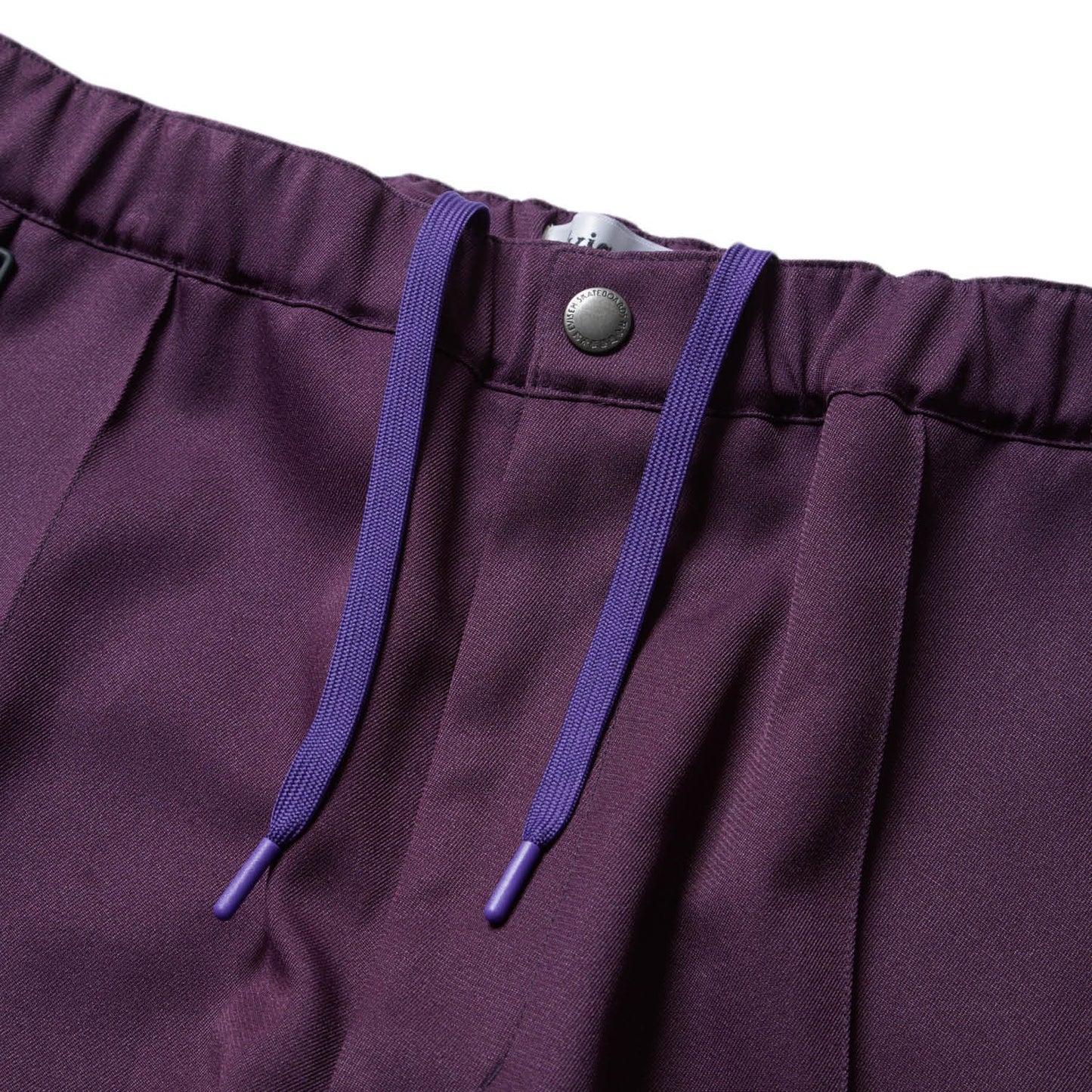 FIELD WORK PINTUCK PANTS - PURPLE