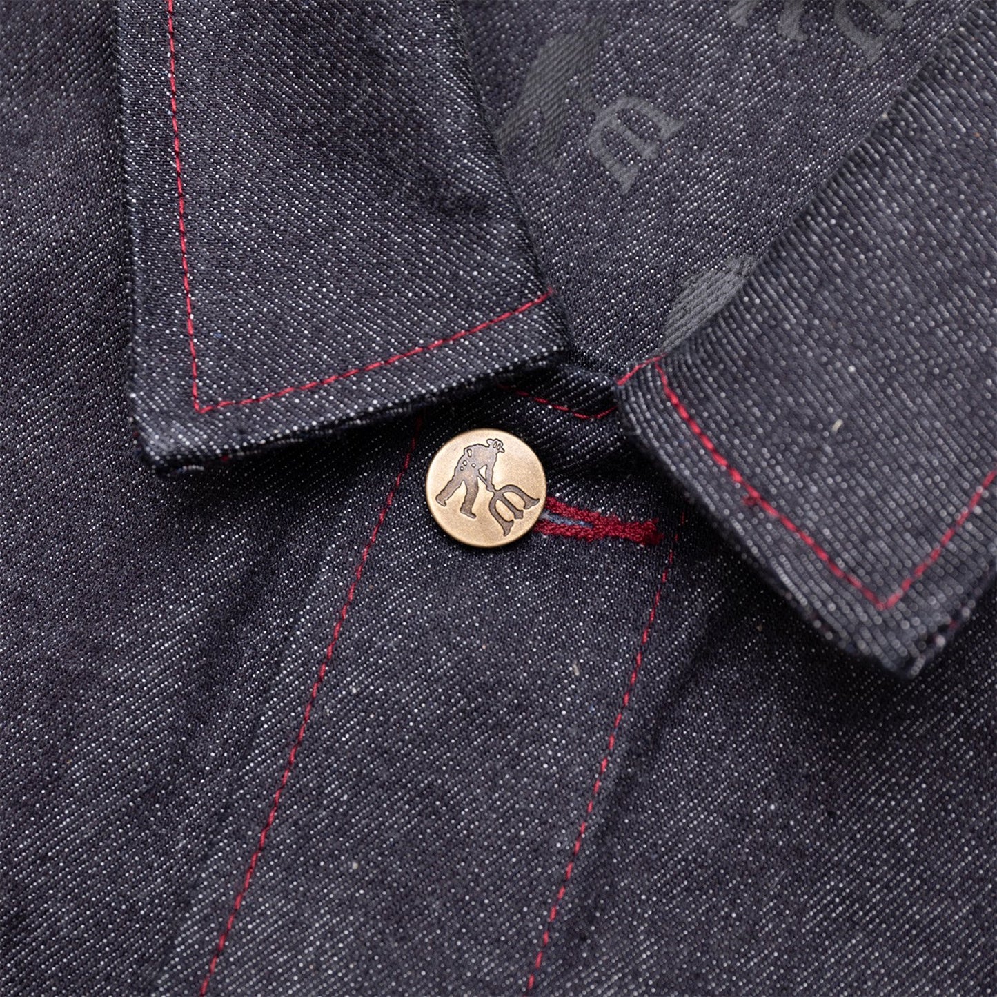 EVISEN x PASS~PORT SELVEDGE DENIM WORKERS CLUB JACKET - RAW DENIM