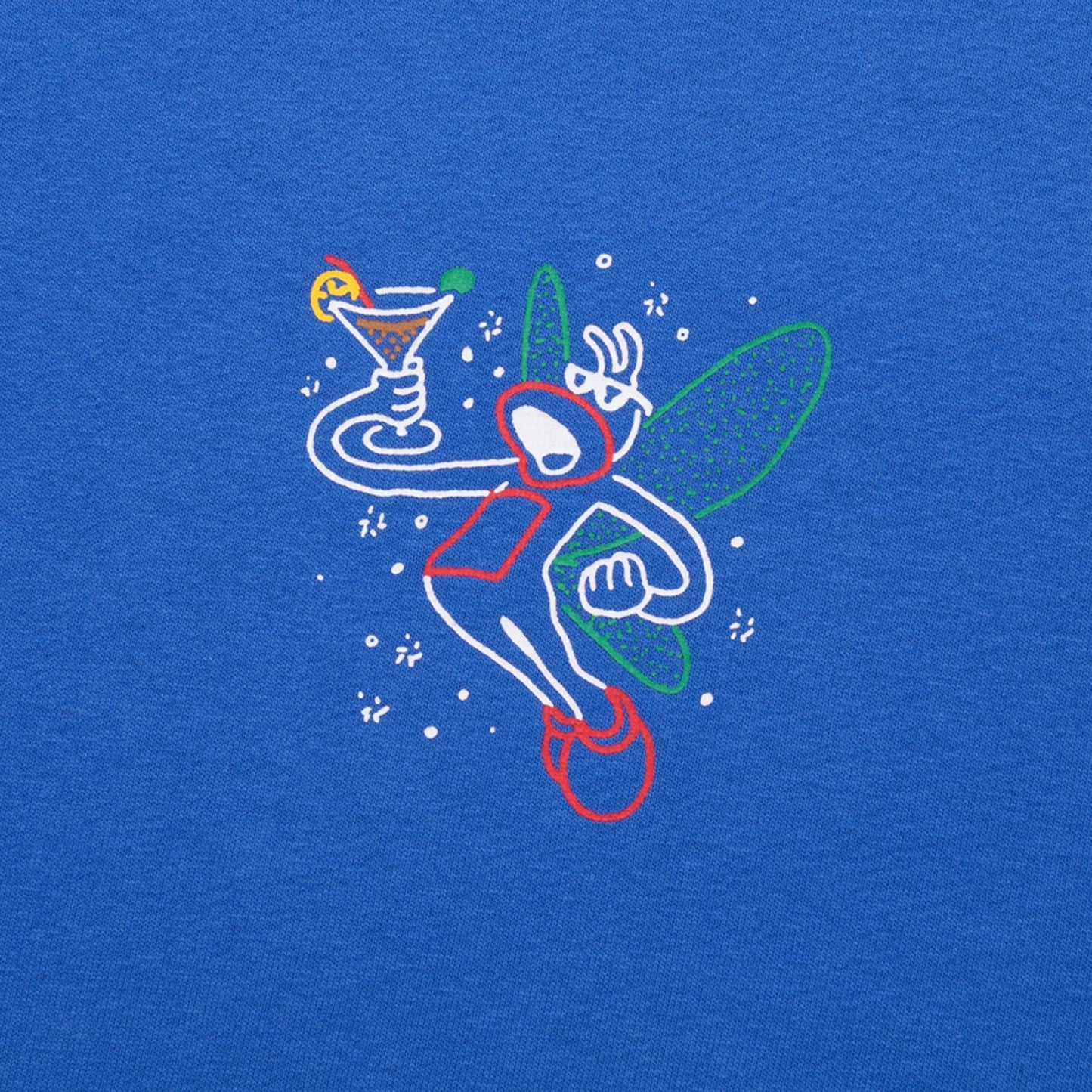 EVISEN x PASS~PORT KARAOKE TEE - ROYAL BLUE