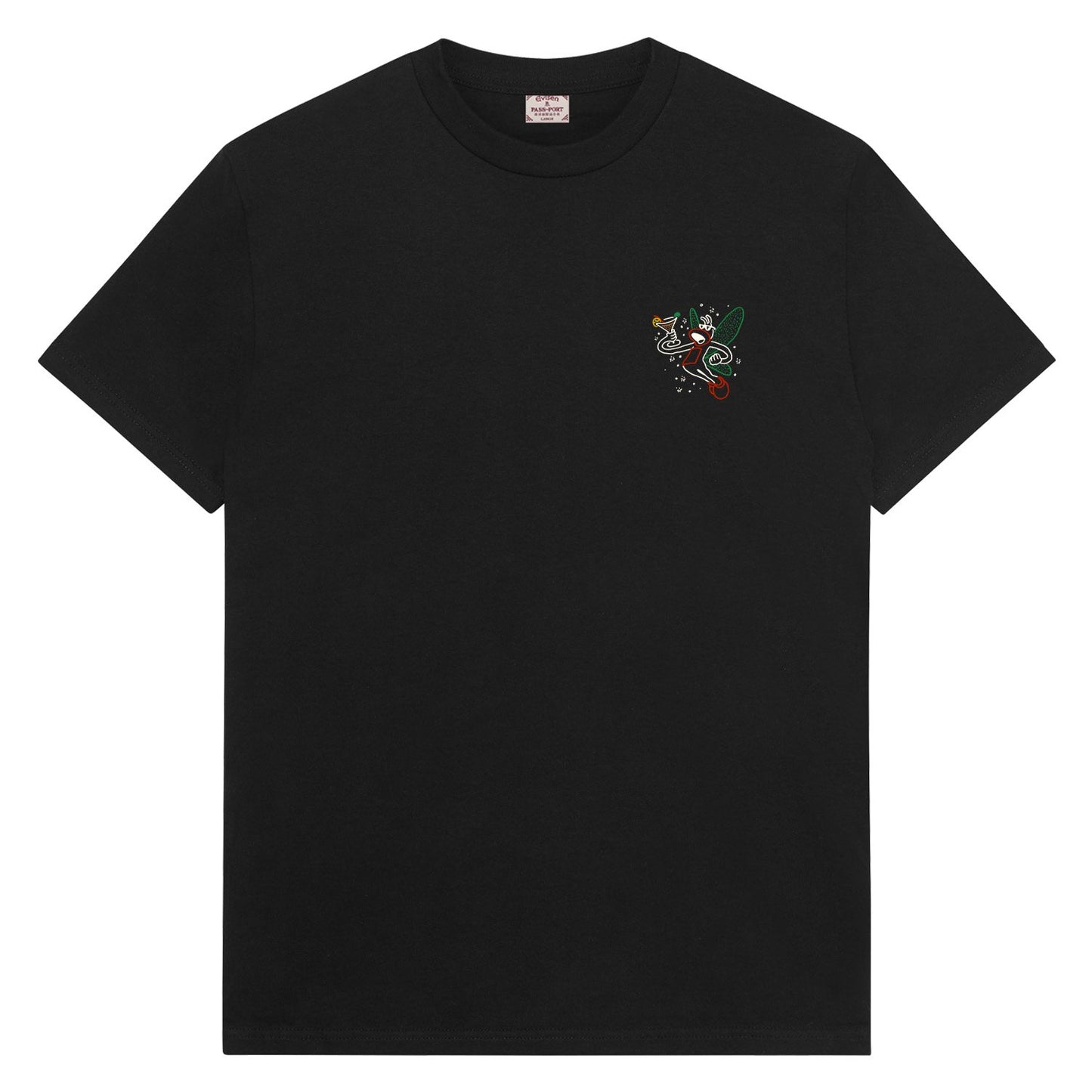 EVISEN x PASS~PORT KARAOKE TEE - BLACK