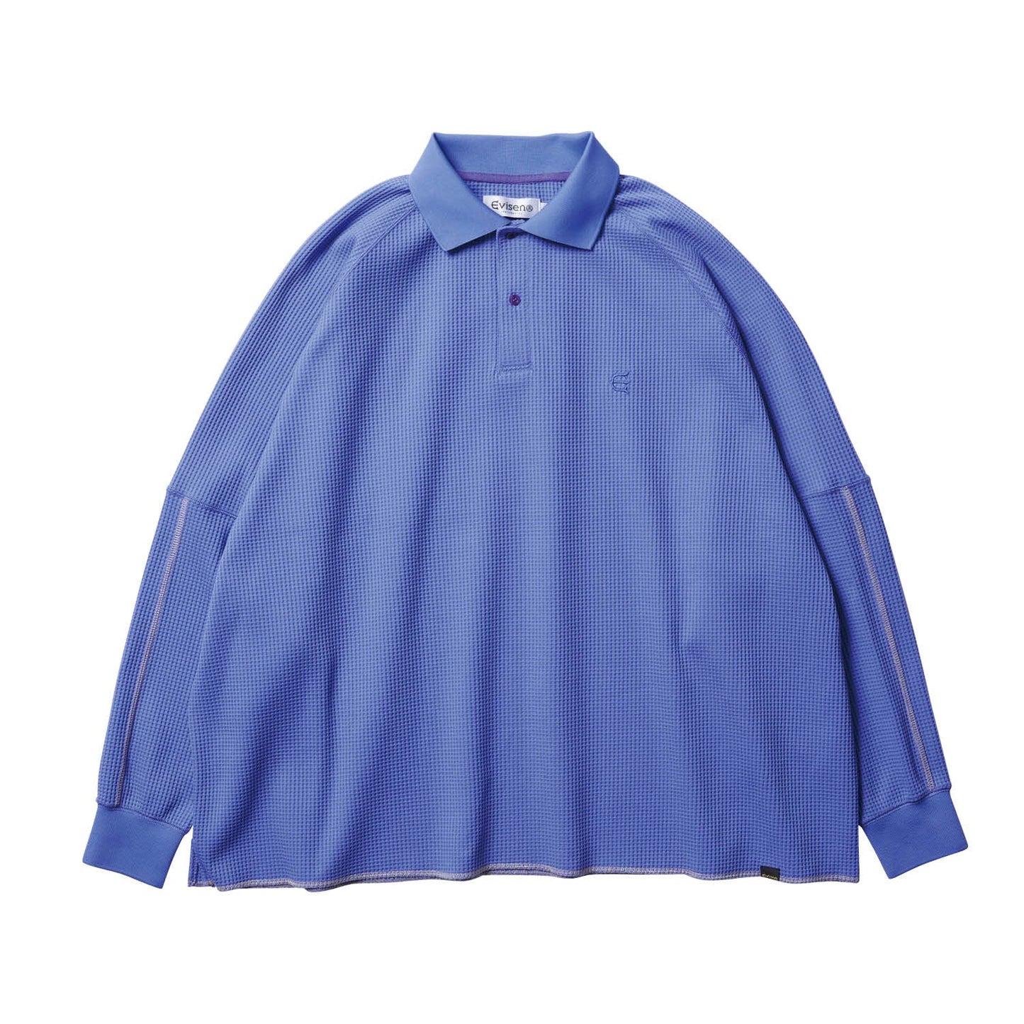 THERMAL POLO SHIRT - PURPLE