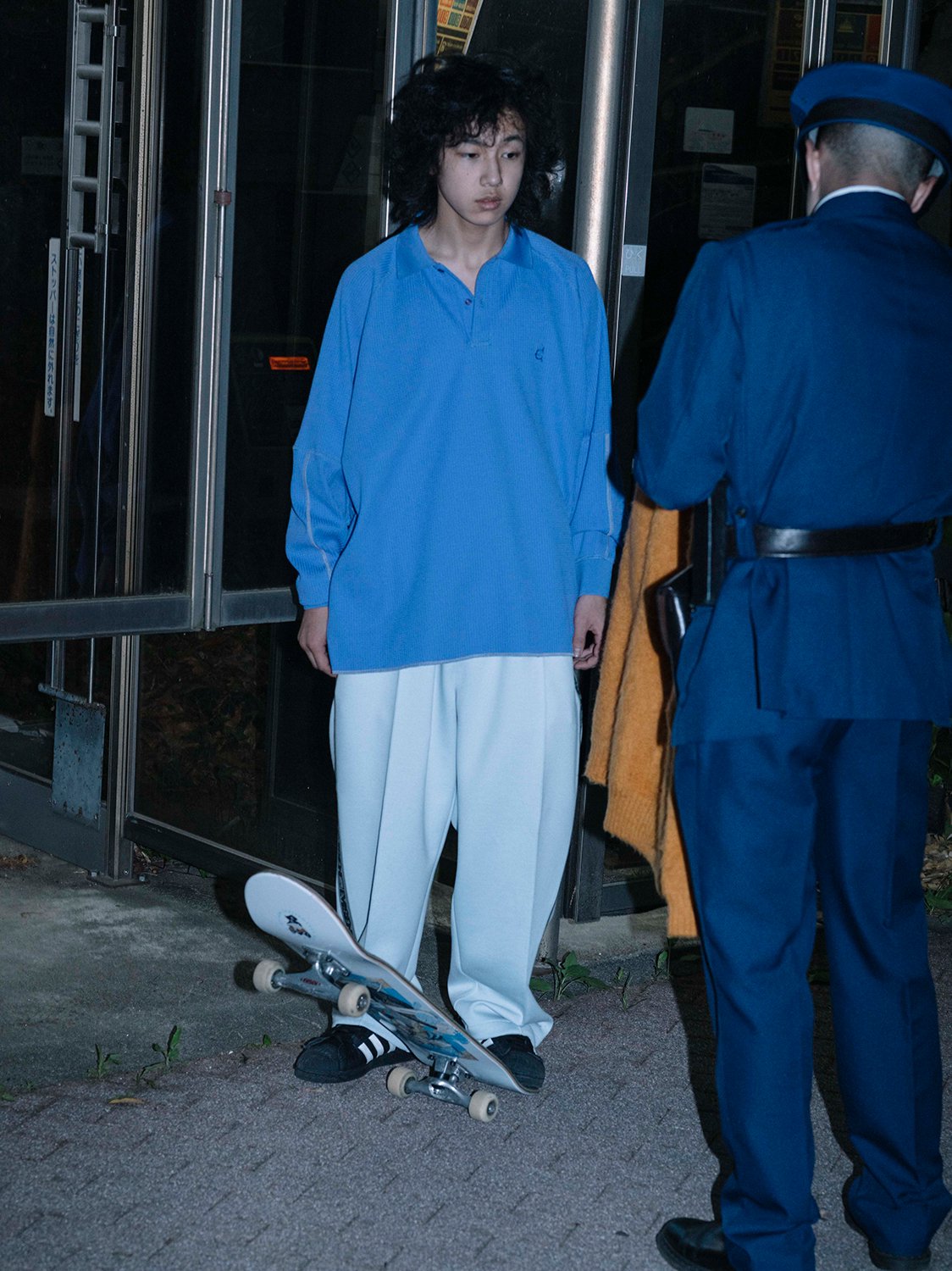 THERMAL POLO SHIRT - PURPLE