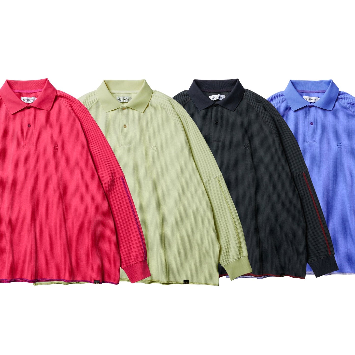 THERMAL POLO SHIRT - PURPLE