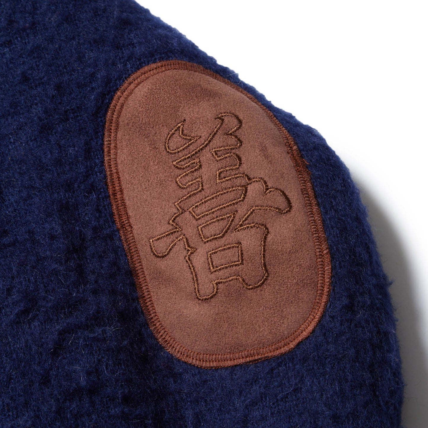 ZEN AKU MOHAIR CREW KNIT - DEEP NAVY