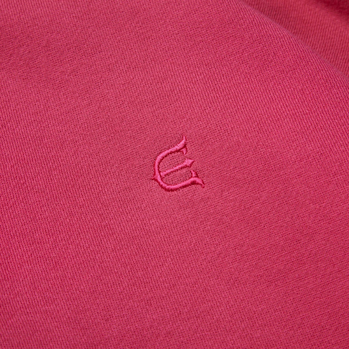 POCKET ZIP-UP SWEATSHIRT - MAGENTA