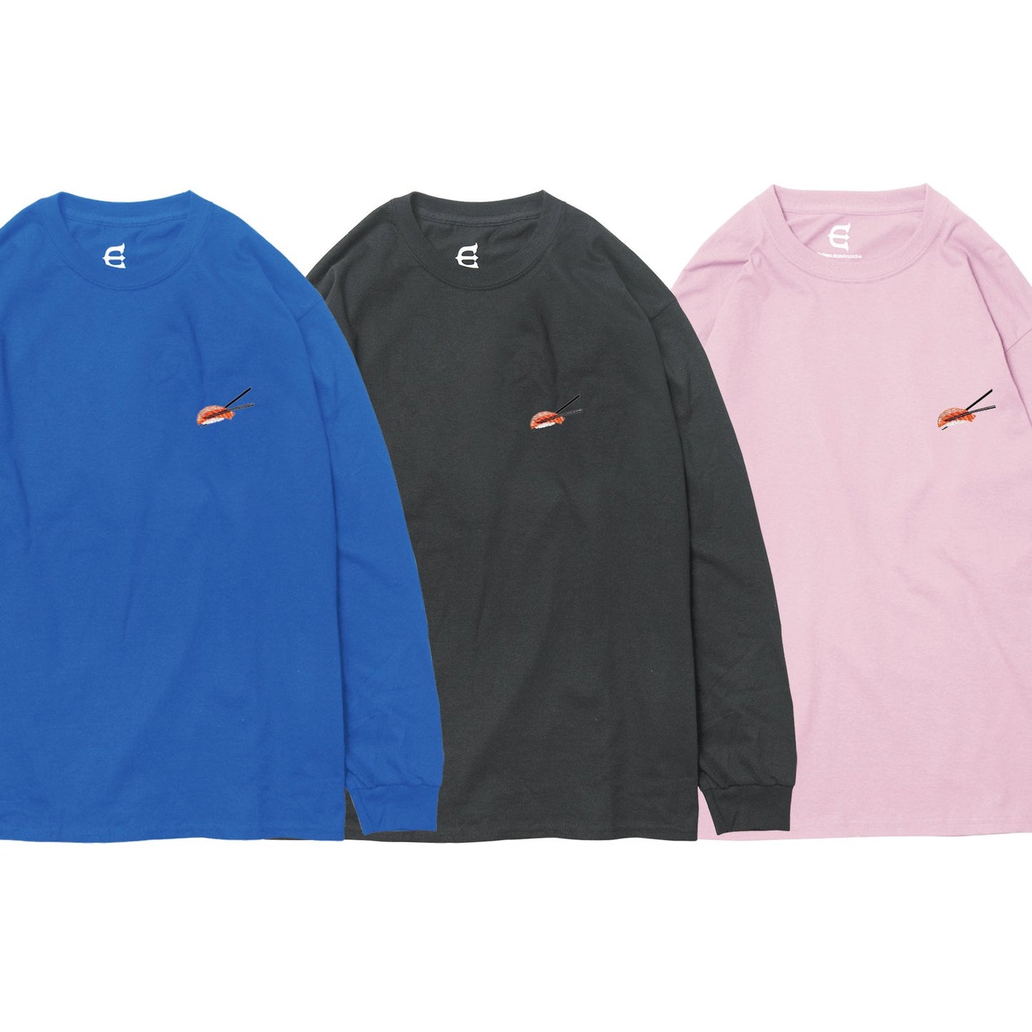 SUSHI STITCH LS - LIGHT PINK