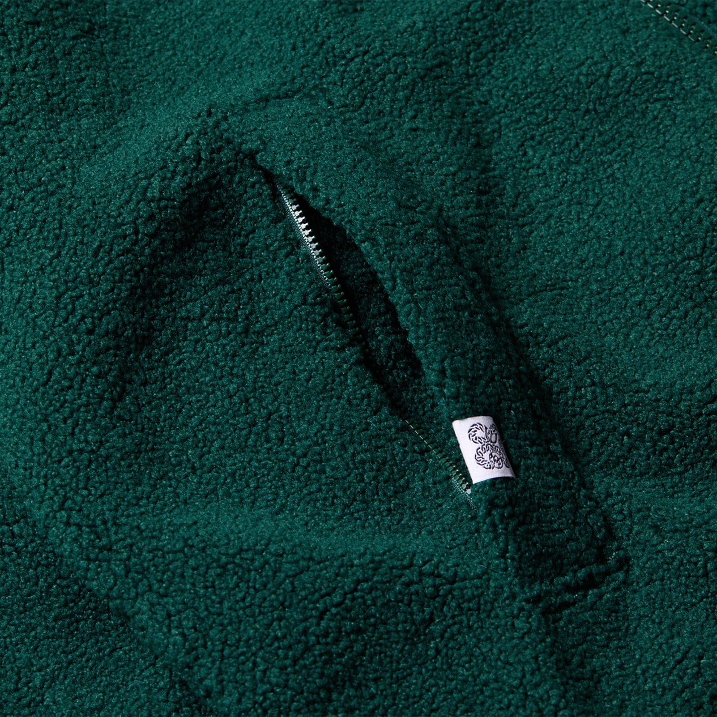 BOA FLEECE ZIP HOODIE - GREEN