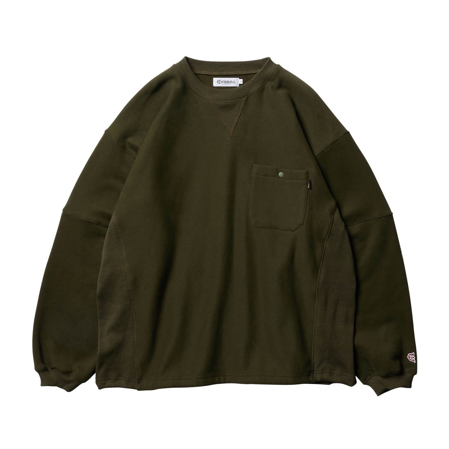 HOLIDAY CREW SWEAT - OLIVE