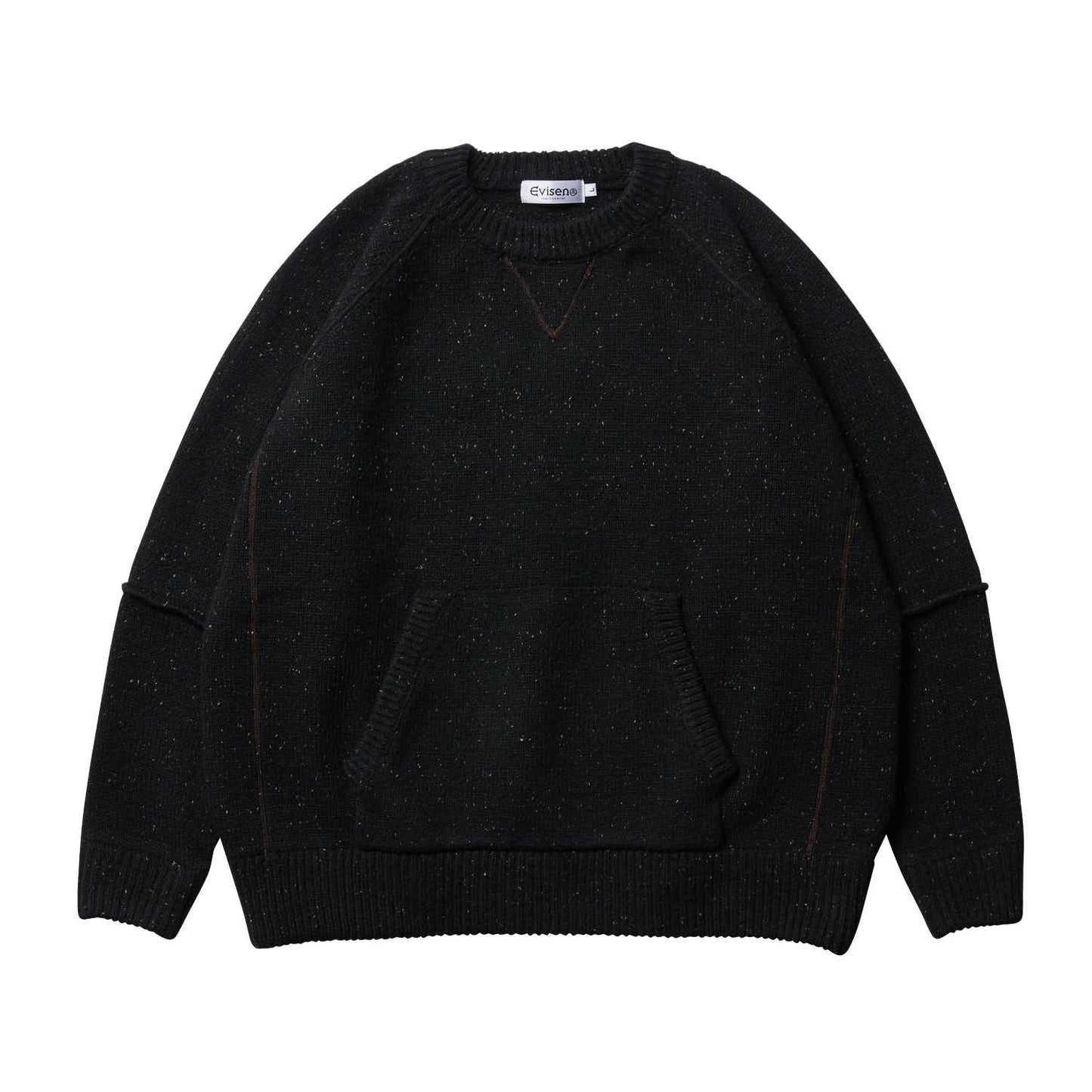 NEP KANGAROO CREW KNIT - BLACK