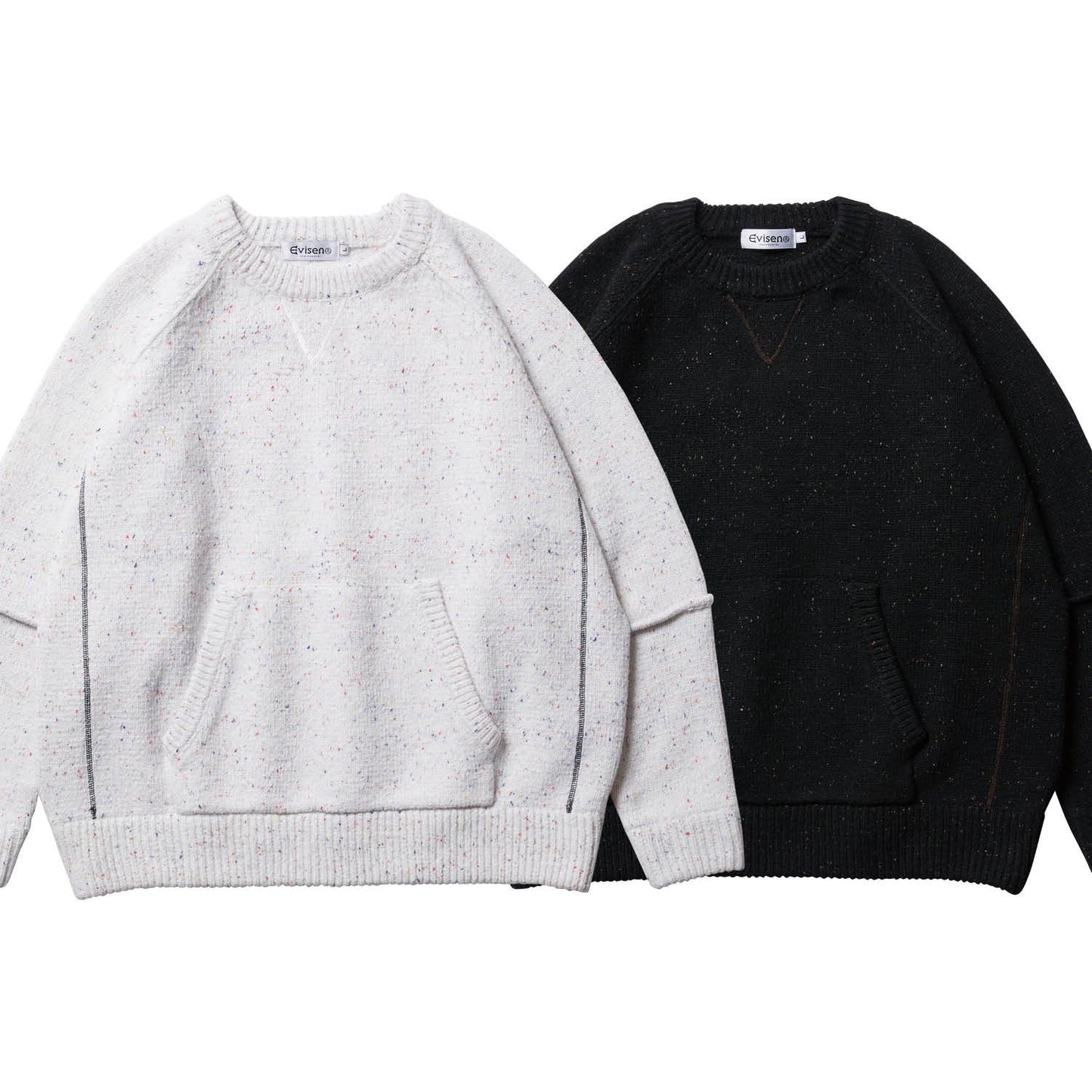 NEP KANGAROO CREW KNIT - BLACK