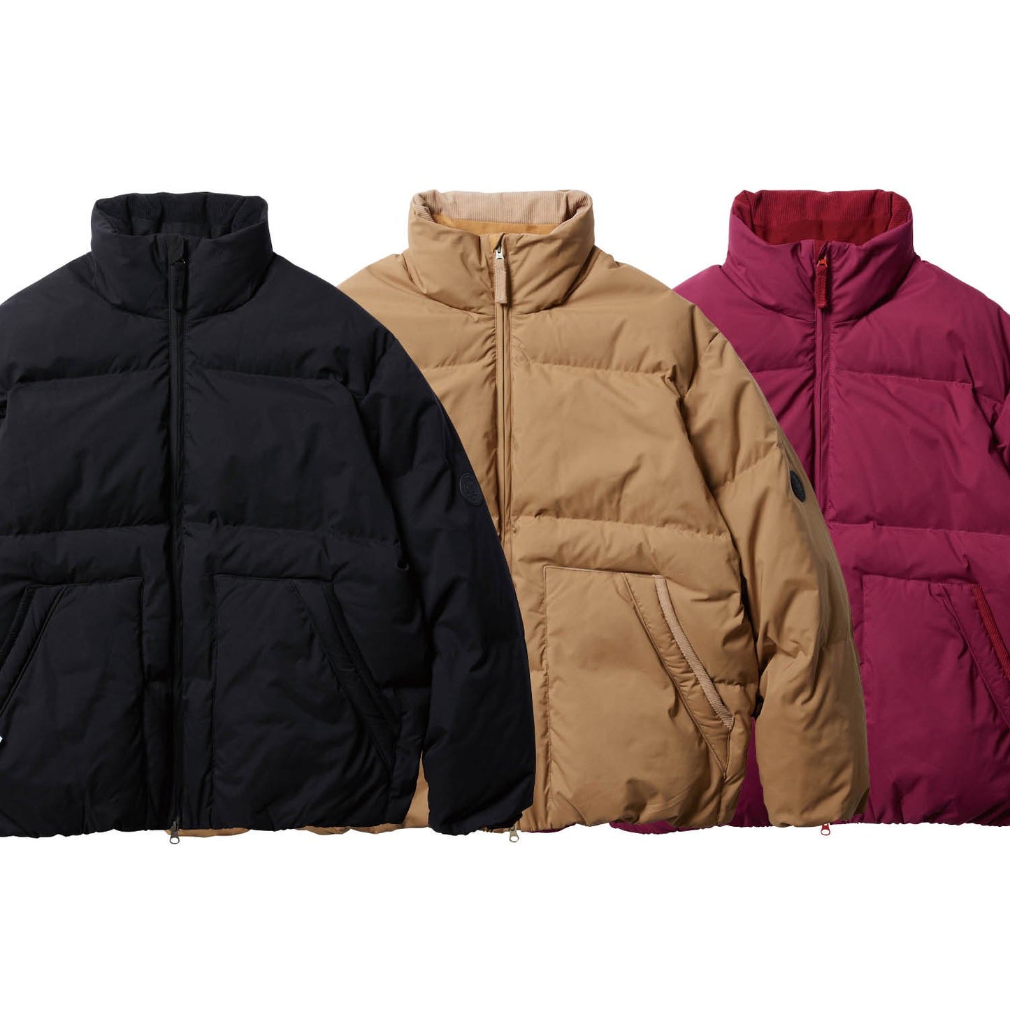 BLOSSOM DOWN JACKET - BORDEAUX