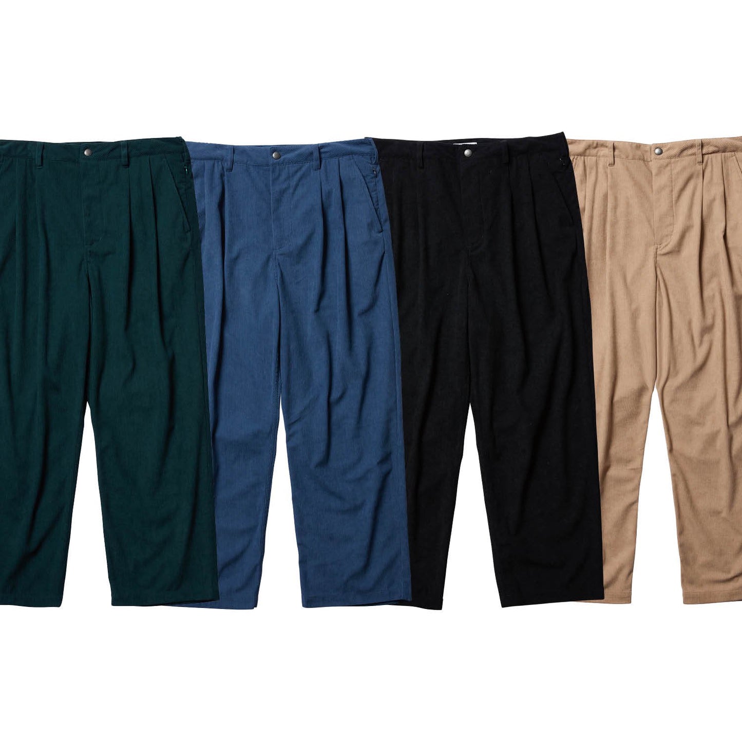 NICOLA CORDUROY PANTS - GREEN