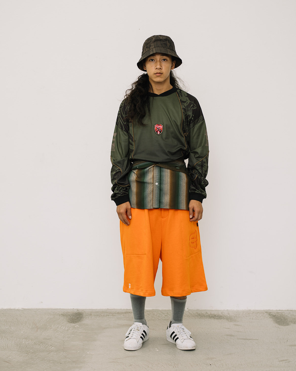 PHEASANT MOTO JERSEY - ORANGE / PURPLE