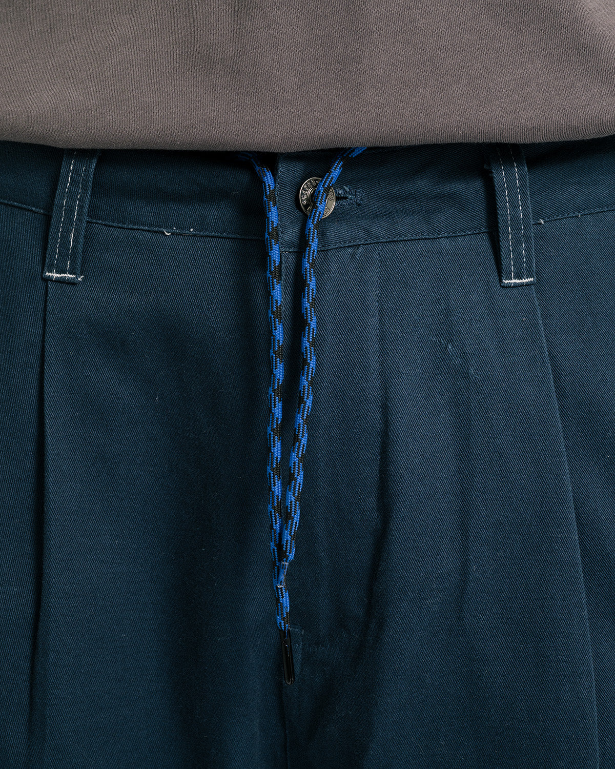 BOHEMIAN COTTON PANTS - NAVY