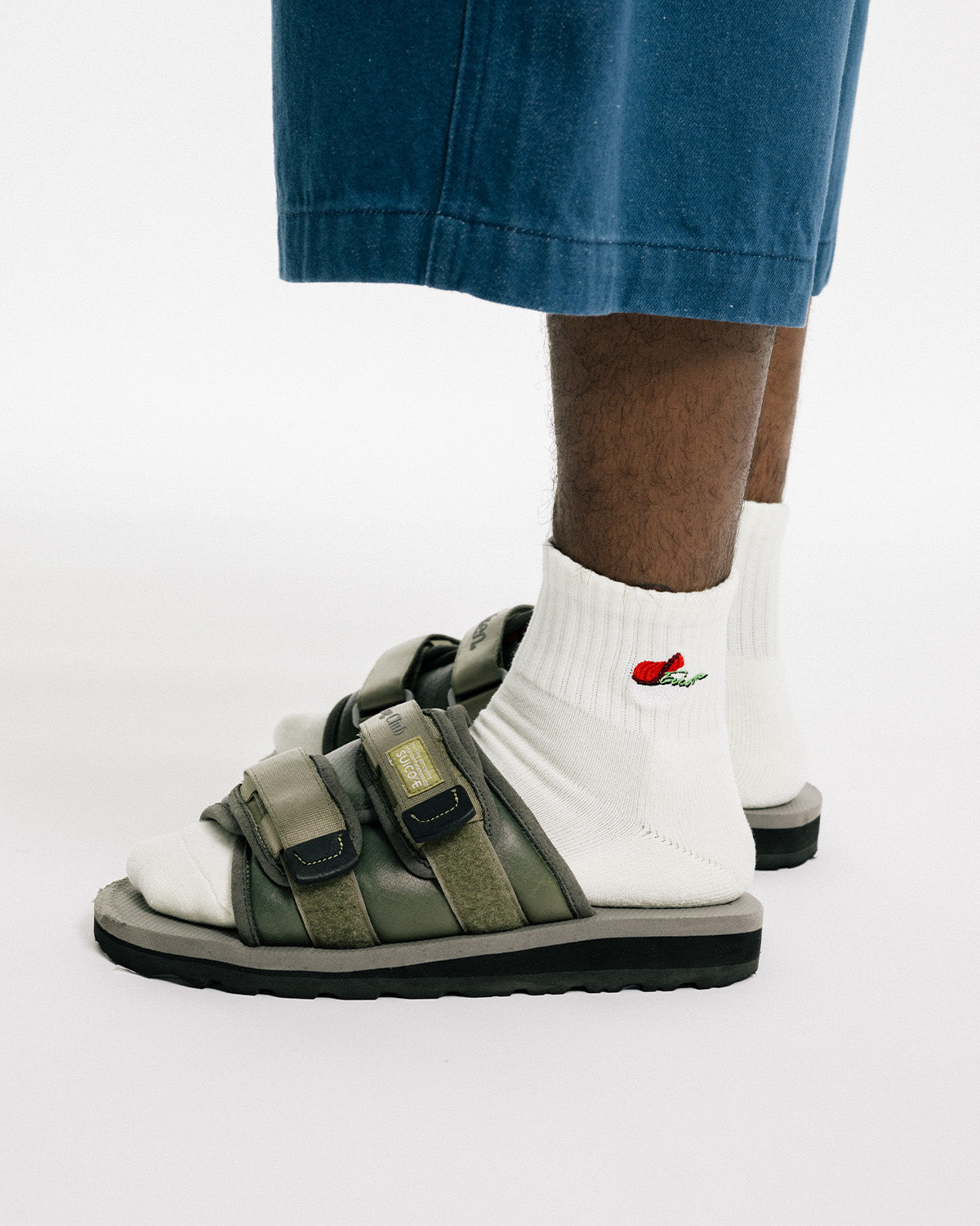 SUSHI ANKLE SOCKS - WHITE