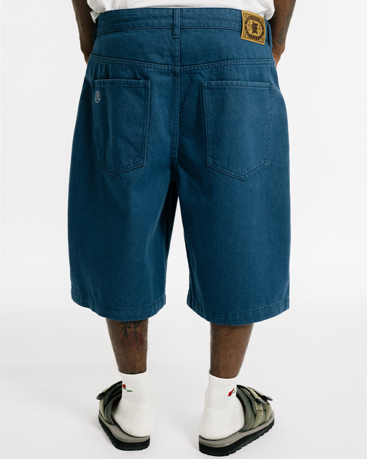 SUSHI DENIM SHORTS - LIGHT BLUE
