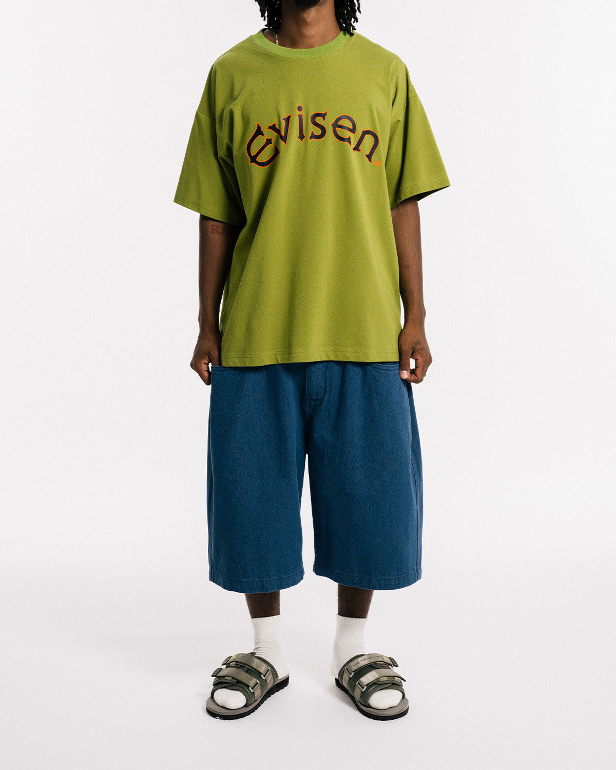 ROUND LOGO TECH TEE - KHAKI