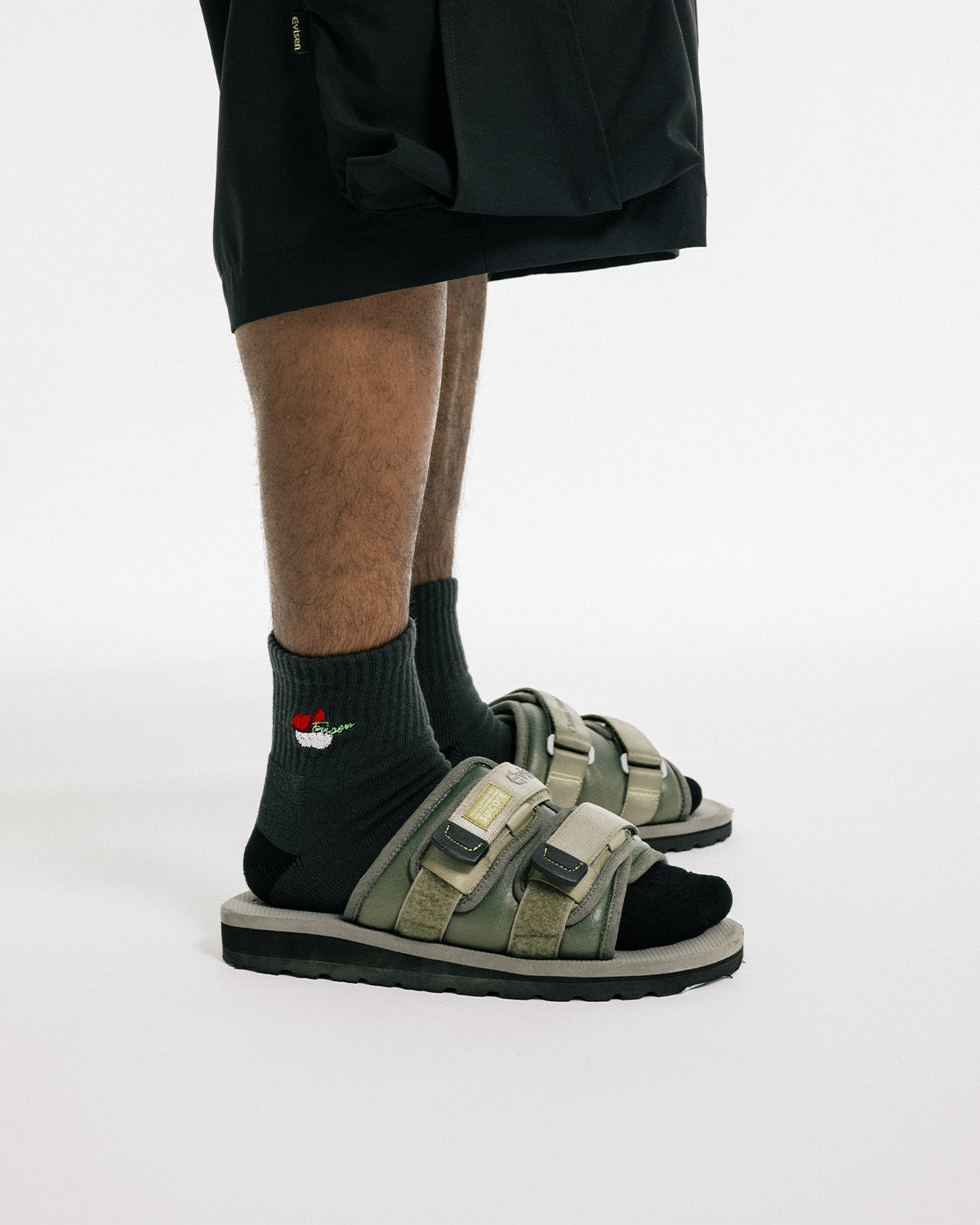 SUSHI ANKLE SOCKS - BLACK