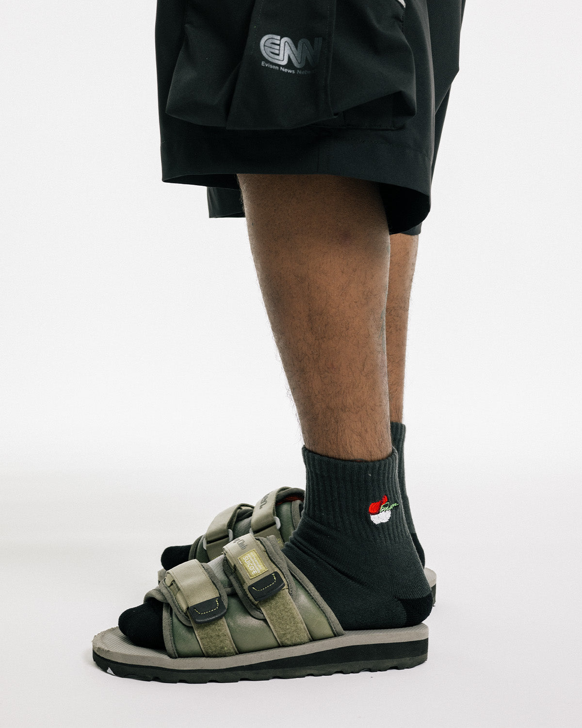 SUSHI ANKLE SOCKS - BLACK