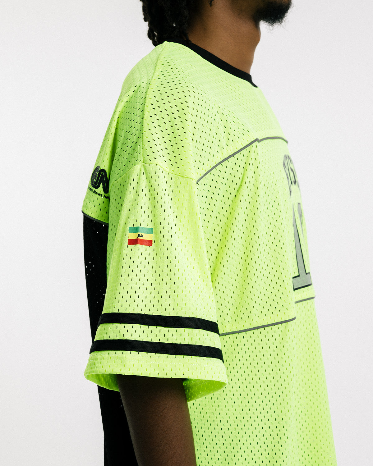 OHAKO HOCKEY SHIRT - YELLOW × BLACK