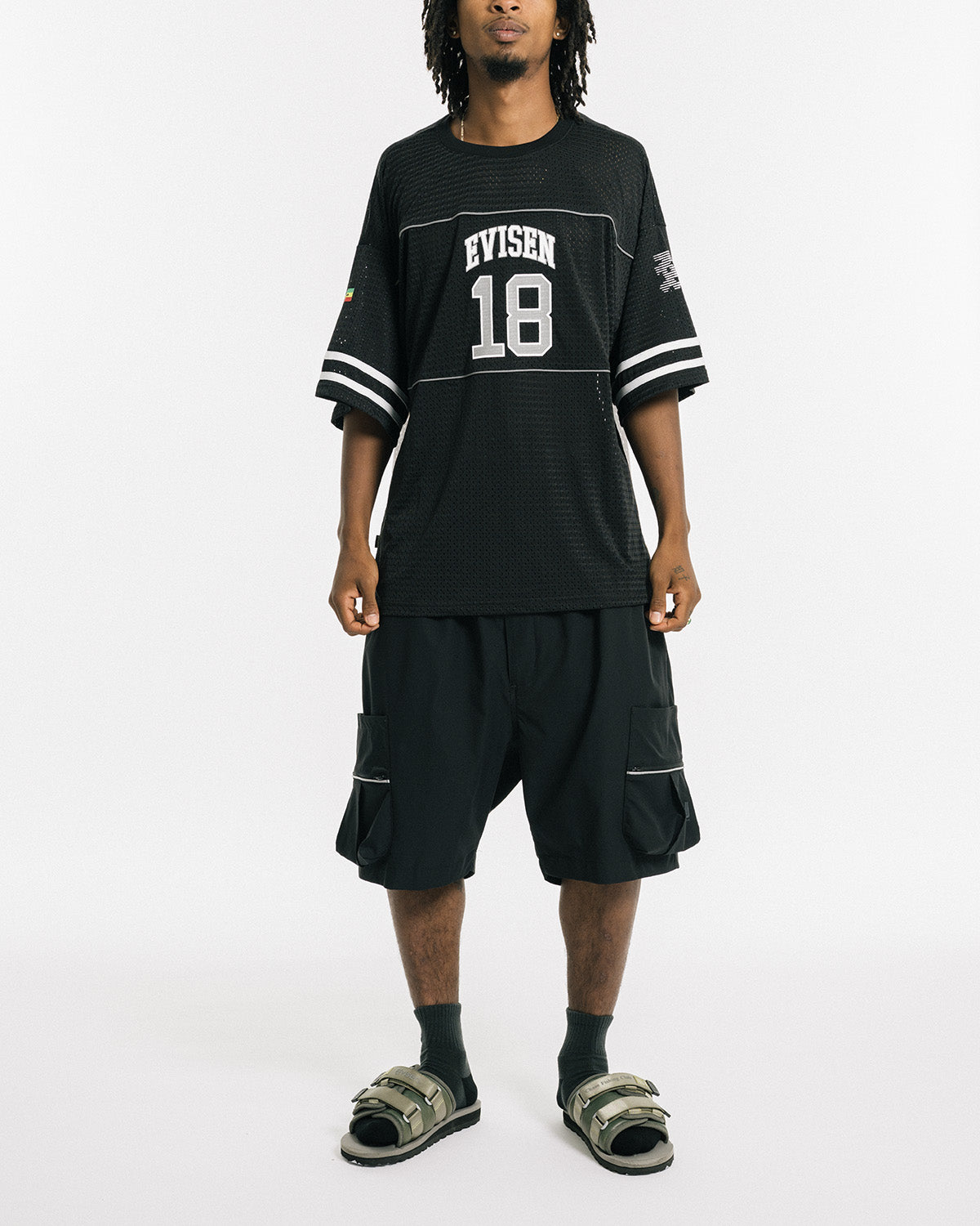 OHAKO HOCKEY SHIRT - BLACK × WHITE