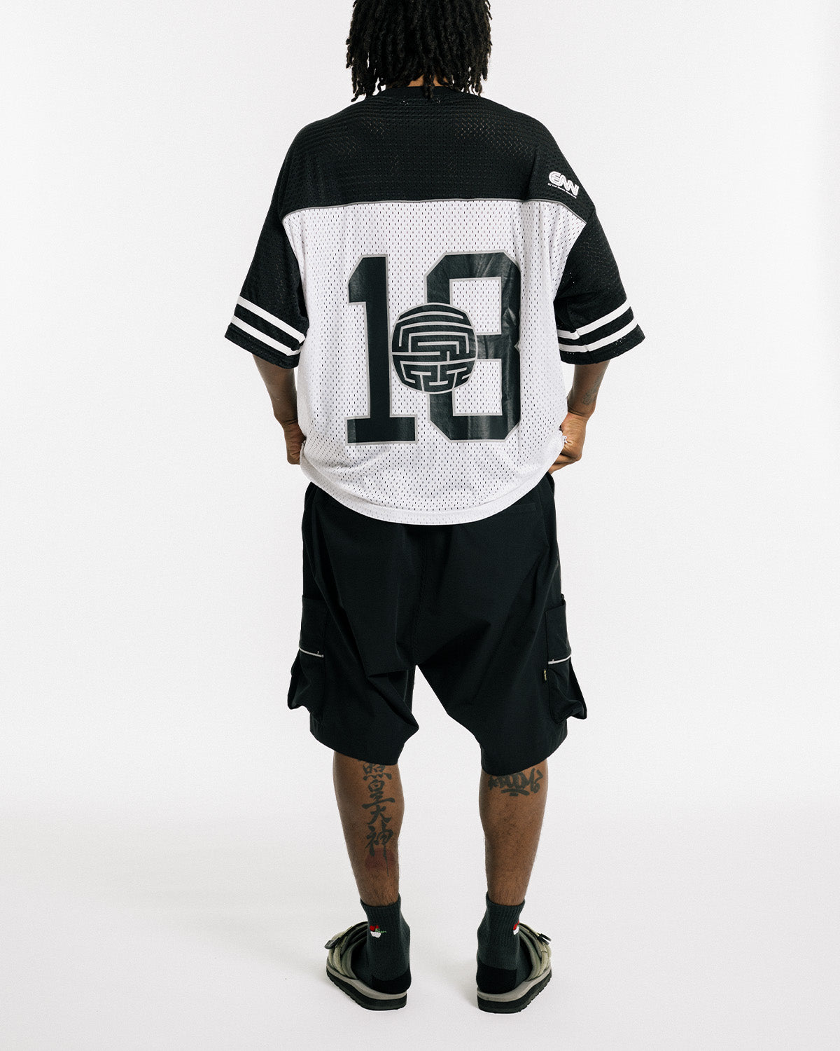 OHAKO HOCKEY SHIRT - BLACK × WHITE