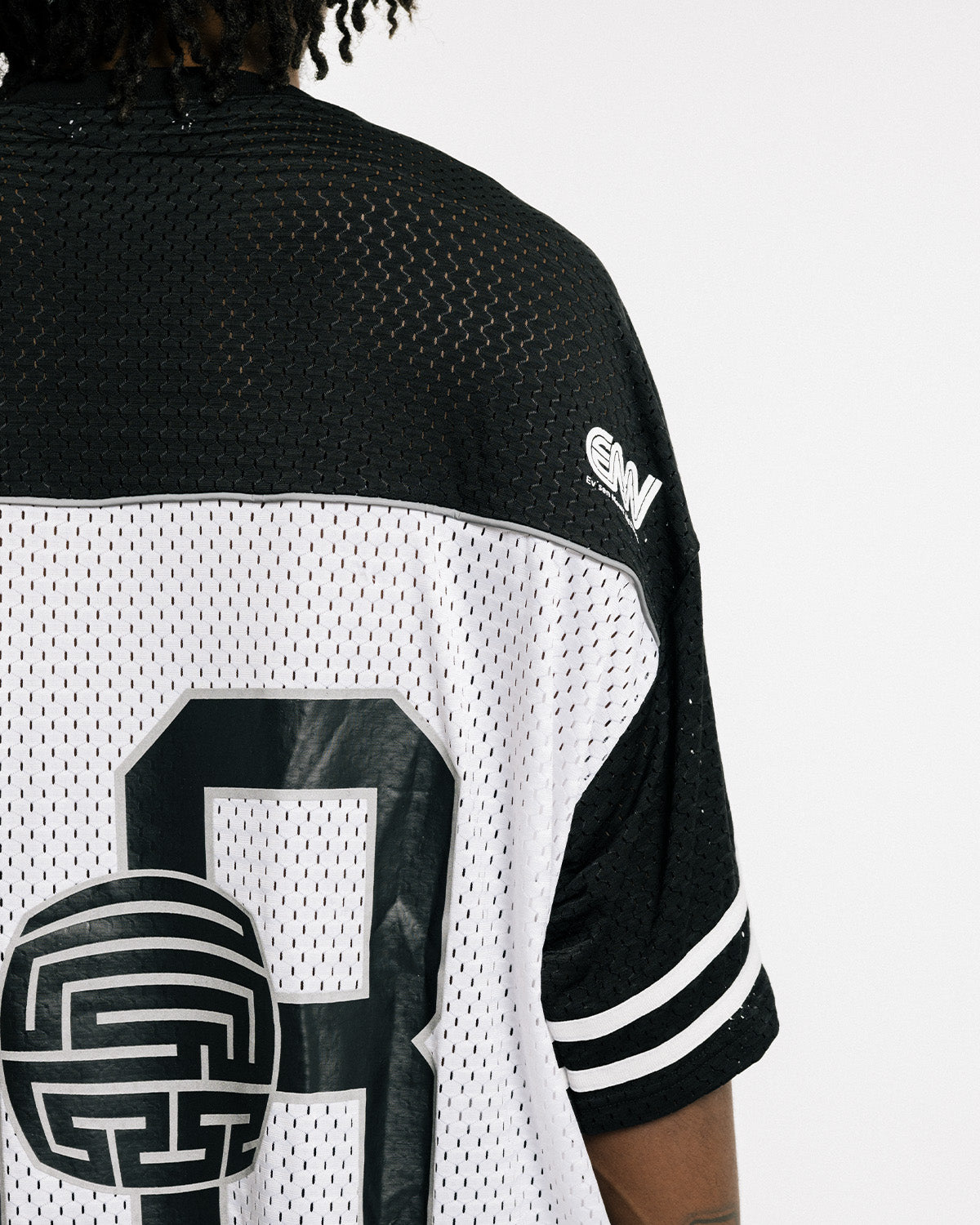 OHAKO HOCKEY SHIRT - BLACK × WHITE