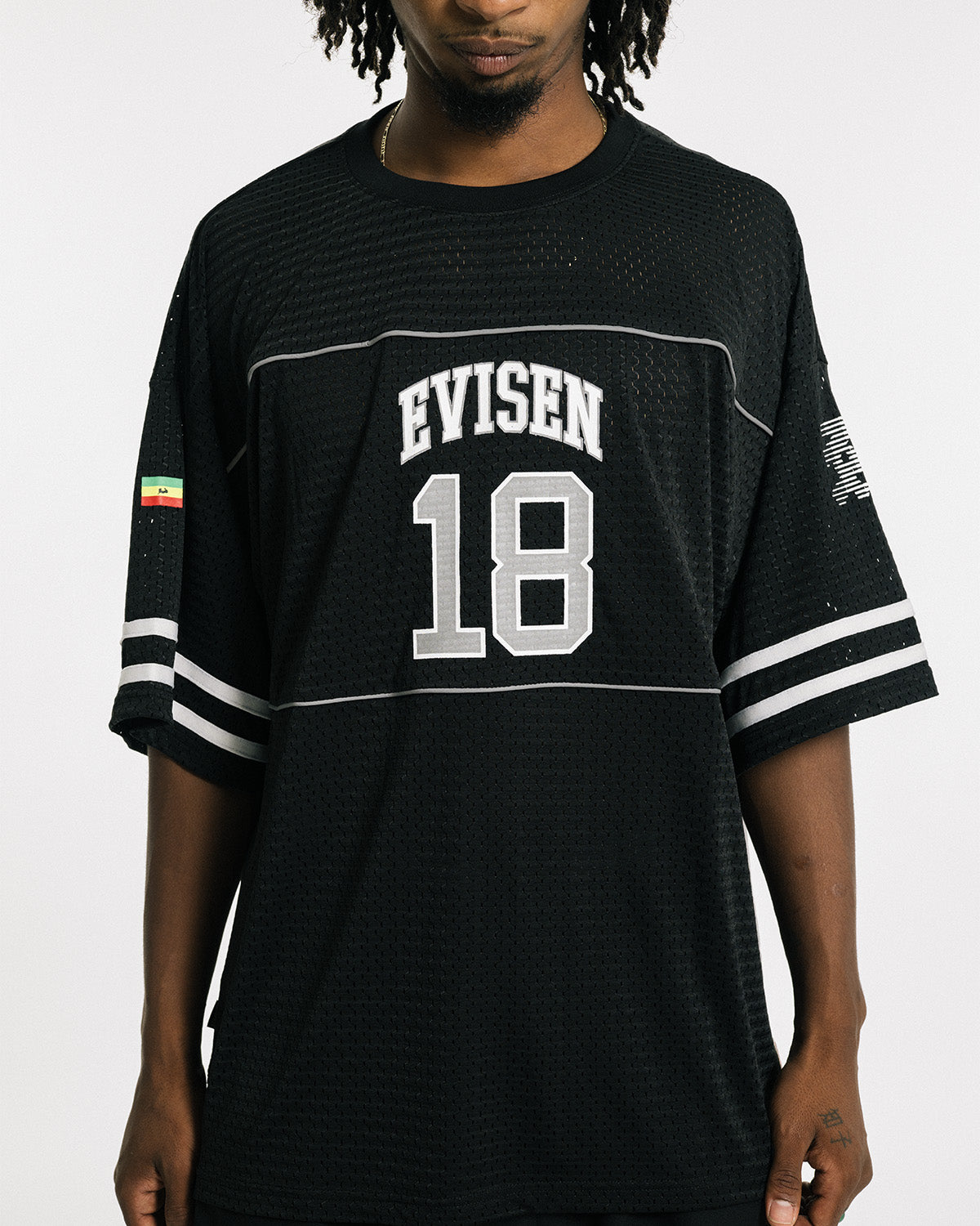 OHAKO HOCKEY SHIRT - BLACK × WHITE