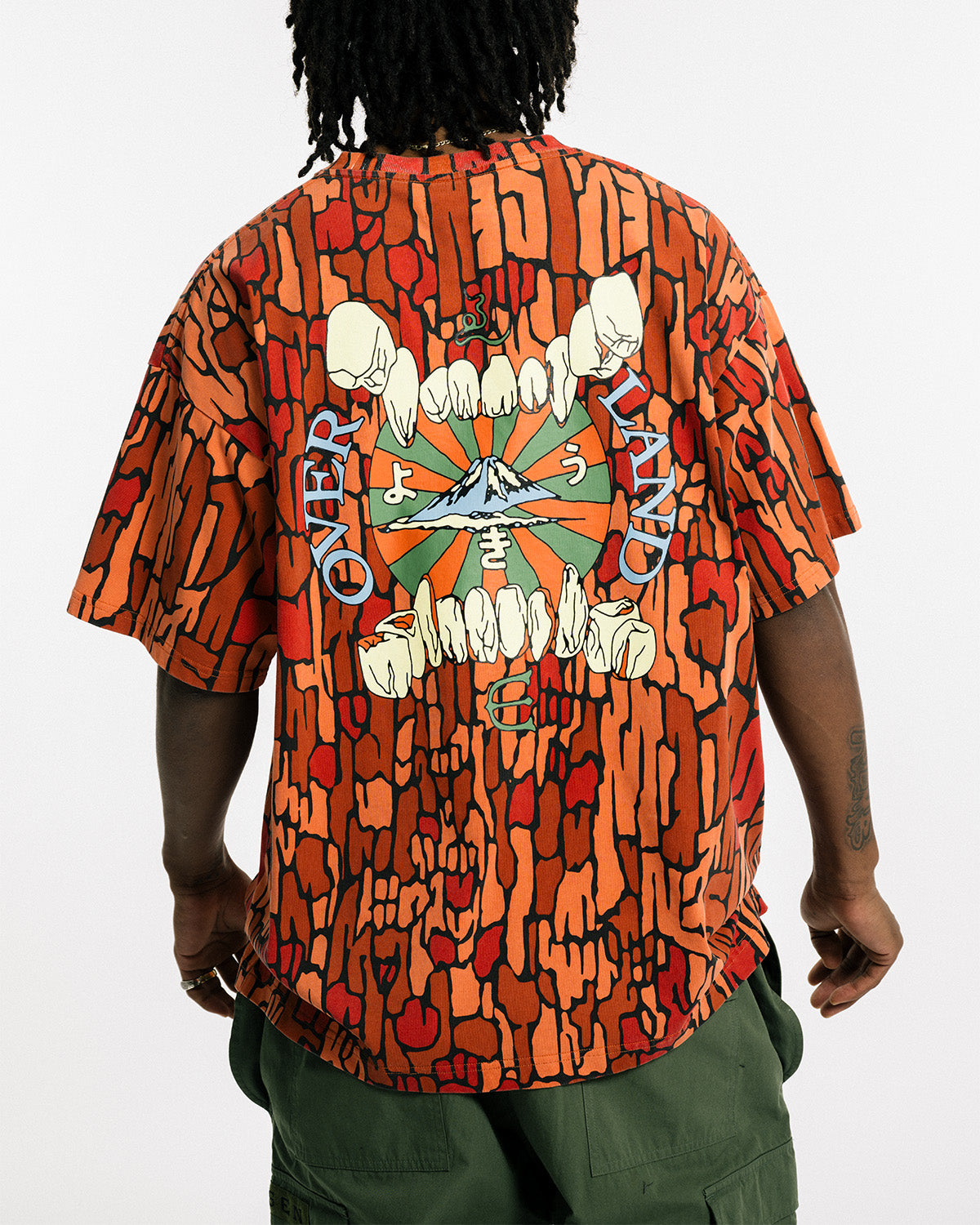 OVERLAND 2.5 TEE - ORANGE CAMO