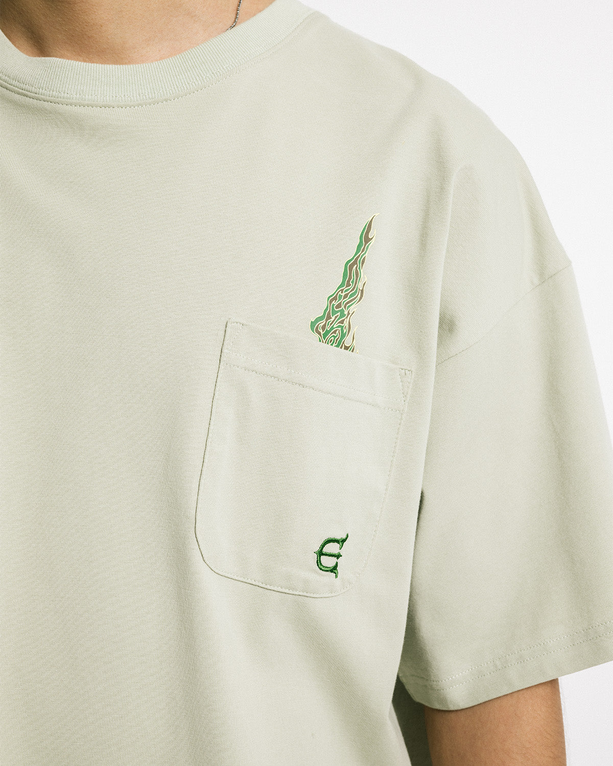 EYE FIRE TECH POCKET TEE - SAGE