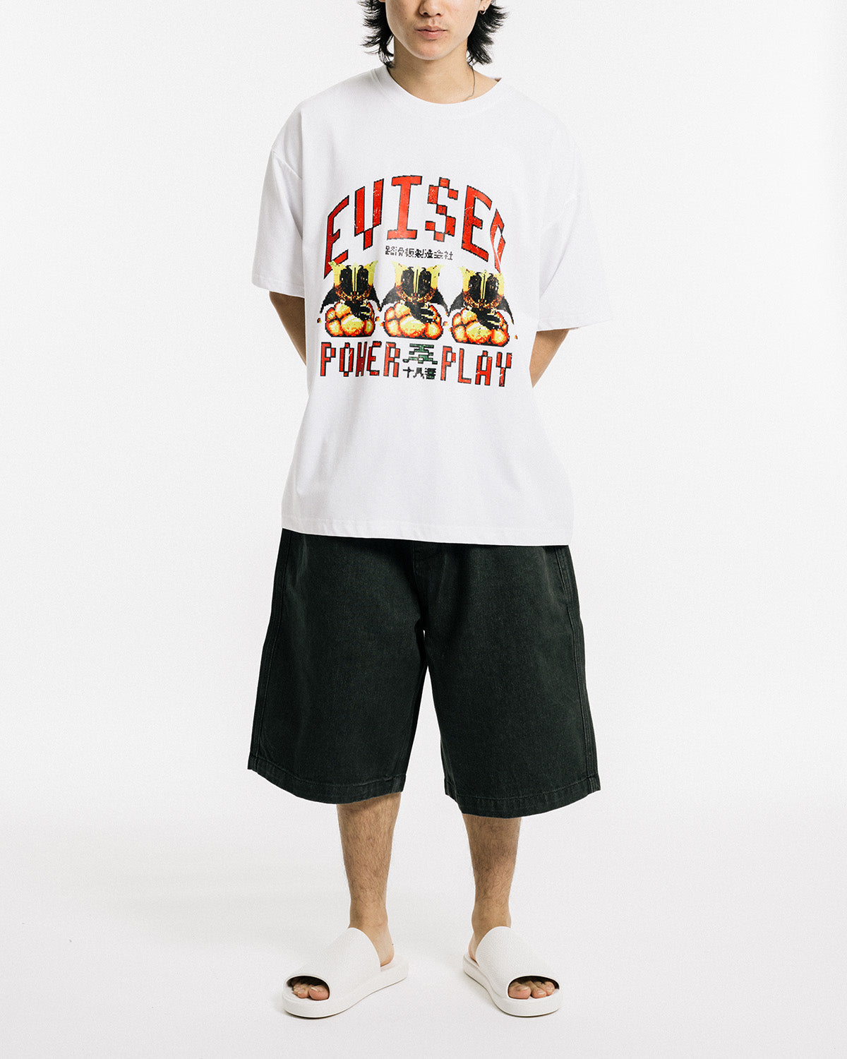DOT POWER PLAY TECH TEE - WHITE