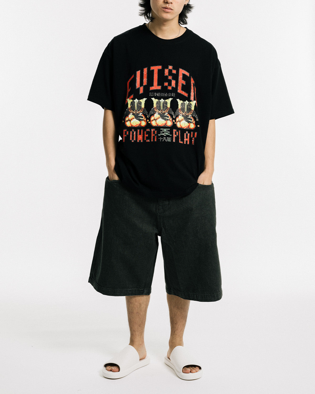 DOT POWER PLAY TECH TEE - BLACK