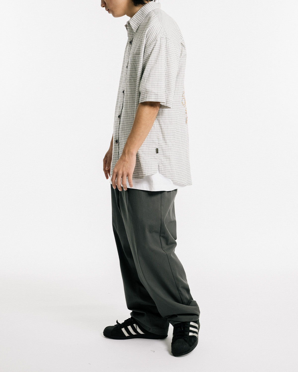 OVERLAND CHECK SHIRT - WHITE